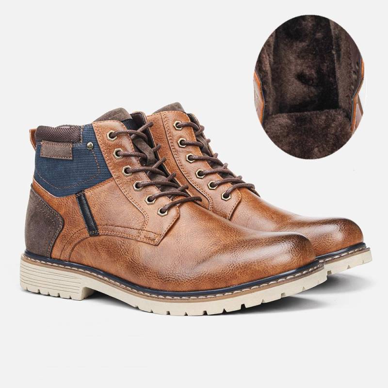 Retro Herren Winterstiefel Warme Herren Winterschuhe 41 braun Retro Herren Winterstiefel Warme Herren Winterschuhe 41 braun von Joom DACH