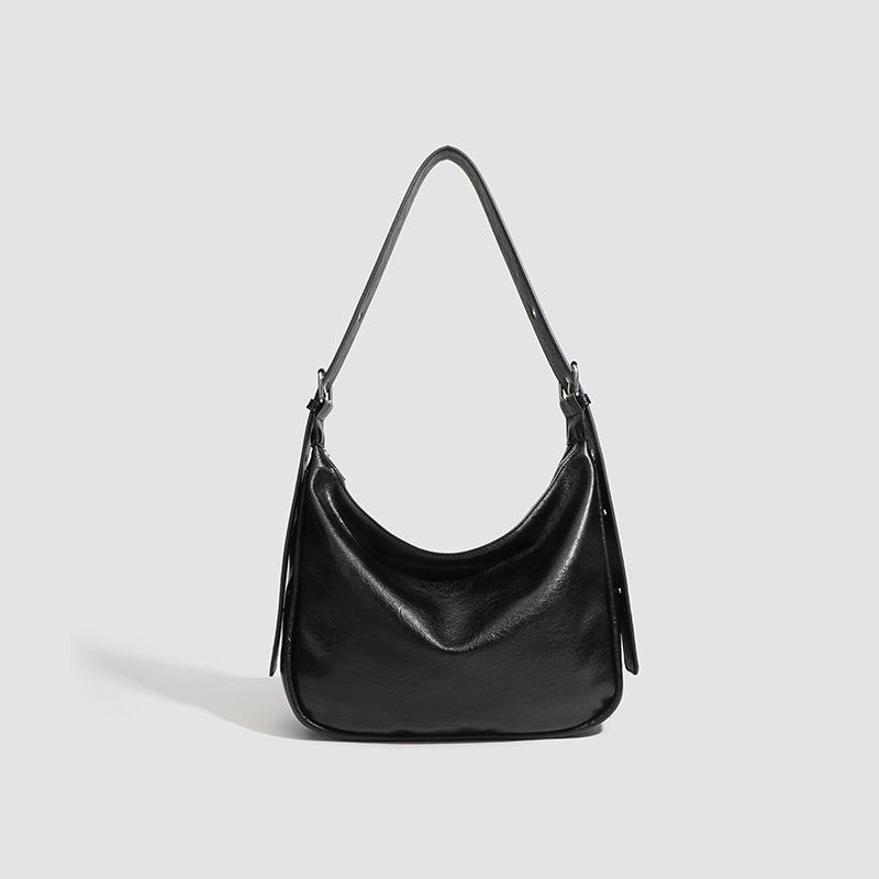 Retro Mode Achseltasche Winter Vielseitige Pendlertasche Schlichte Lässige Ein-Schulter Umhängetasche für Damen schwarz von Joom DACH