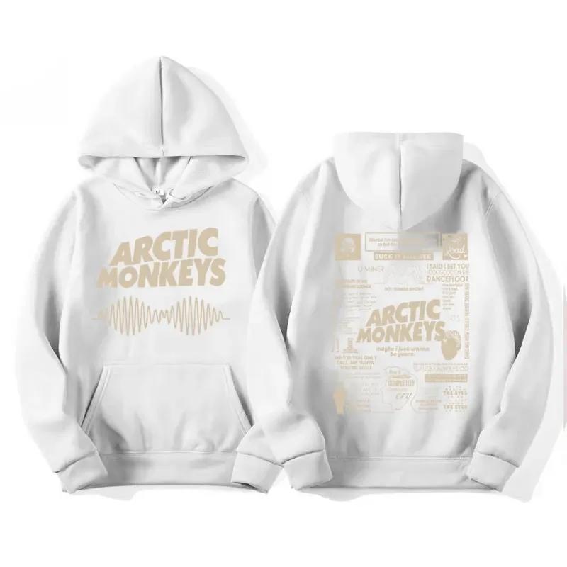 Retro Rock Arctic Monkeys Musikalbum Grafik Hoodies Männer Vintage Übergroße Hip Hop Hoodie Punk Sweatshirt Tour Doppelseitig S von Joom DACH