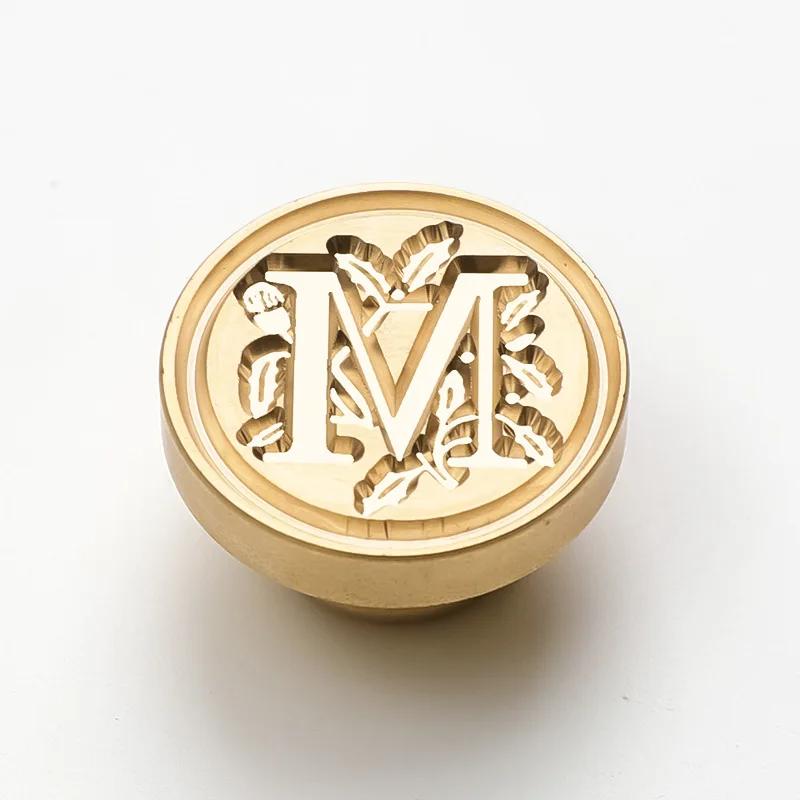 Retro-Siegelwachs-Stempel-Set – Silikonstempel mit Logos für Scrapbooking, Hochzeiten, Seifenbasteln und mehr – ideal für Kopfbriefe M bronze von Joom DACH