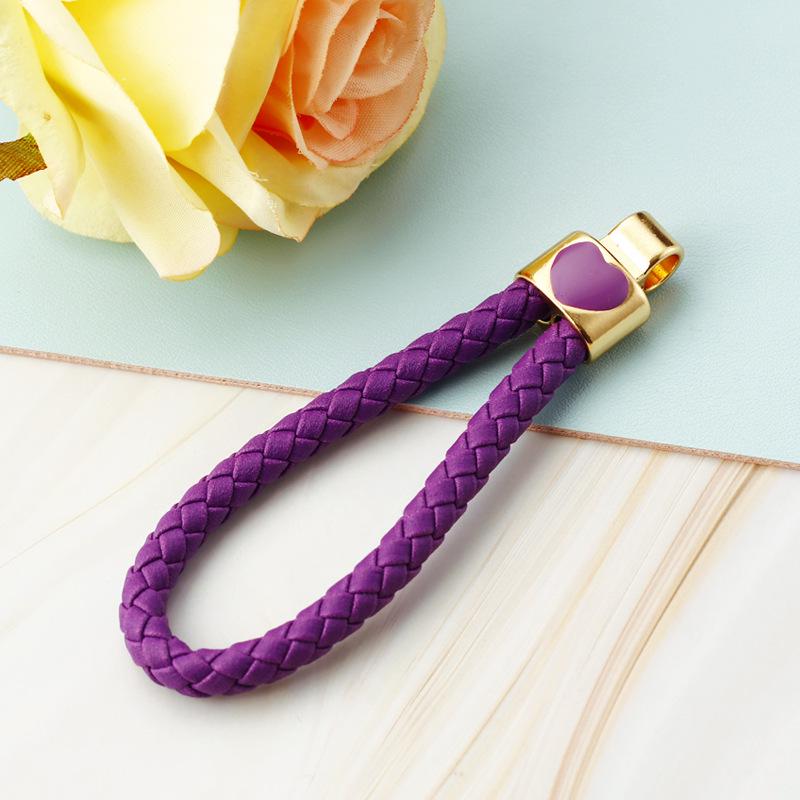 Rhombus Kristallkugel Auto Schlüsselanhänger: Niedlicher kreativer Taschenanhänger & Metall-Schlüsselanhänger für Frauen - Kreis-Kopfhöreretui kleines Geschenk Single OPP Bag Packaging von Joom DACH