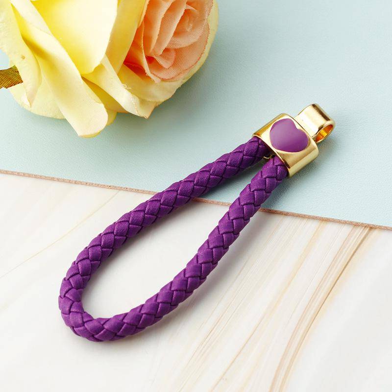 Rhombus Kristallkugel Auto Schlüsselanhänger: Niedlicher kreativer Taschenanhänger & Metall-Schlüsselanhänger für Frauen - Kreis-Kopfhöreretui kleines Geschenk Single OPP Bag Packaging von Joom DACH