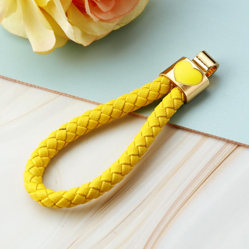 Rhombus Kristallkugel Auto Schlüsselanhänger: Niedlicher kreativer Taschenanhänger & Metall-Schlüsselanhänger für Frauen - Kreis-Kopfhöreretui kleines Geschenk Single OPP Bag Packaging von Joom DACH