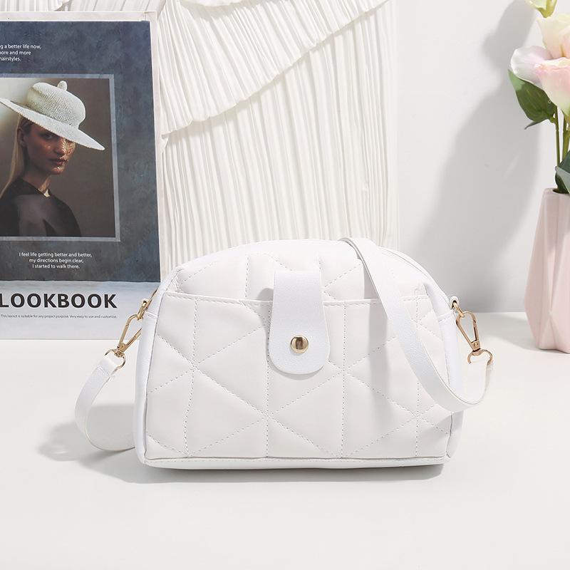 Rhombus Stickerei Kameratasche Mode Kleine Tasche Damen Umhängetasche Trendy Vielseitige Handytasche von Joom DACH