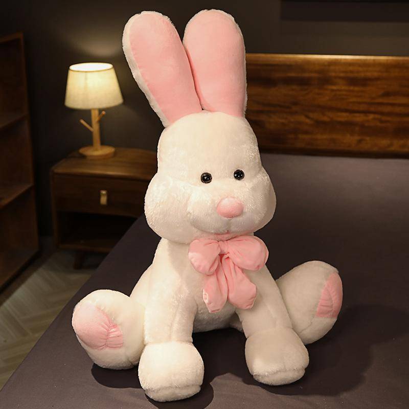 Riesiges Liebliches Kaninchen Plüschtier Weiches Cartoon Tier Großohr Hase Puppe Stofftier Baby Begleitkissen Kawaii Geburtstagsgeschenke 50cm von Joom DACH