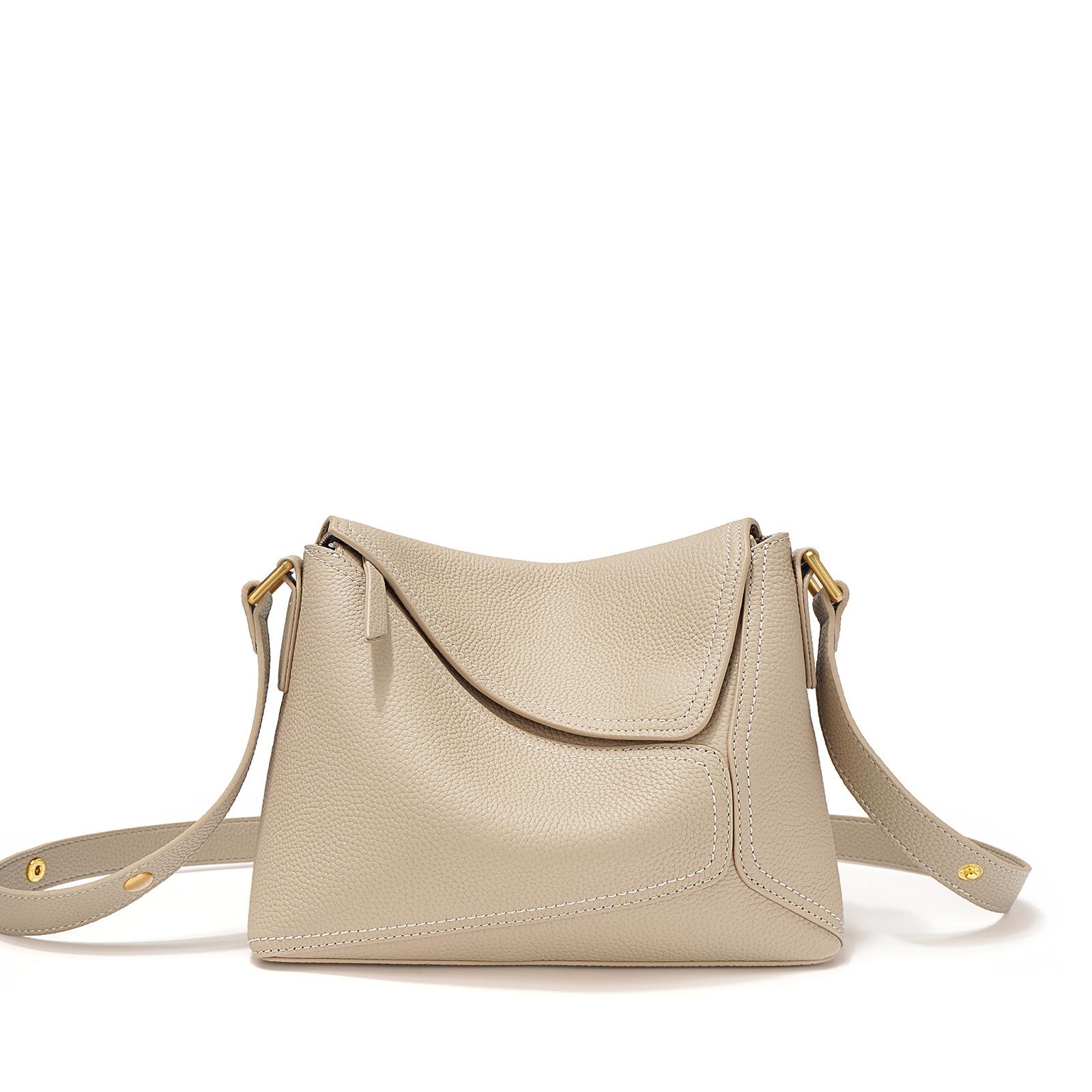 Rindsleder Einzelschulter Achselhöhle Kleine Quadratische Tasche Damen Neu Vielseitige Pendler Umhängetasche von Joom DACH