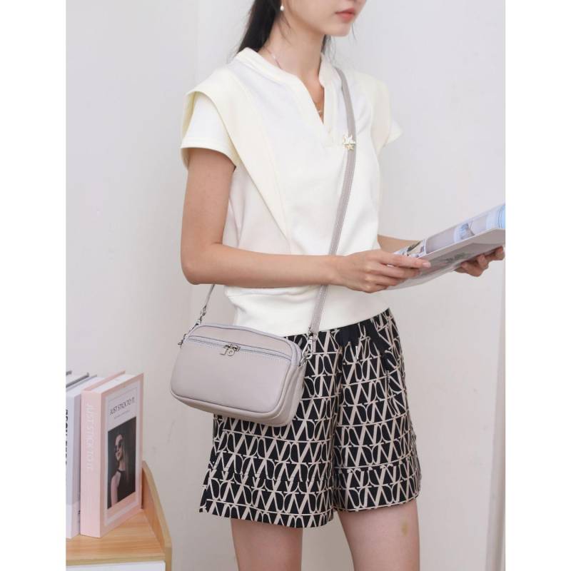 Rindsleder Neue Lässige Studentin Umhängetasche Kleine Tasche Vielseitig Klein Frisch Damen Handy Wechselgeldtasche Echtes Leder weiß von Joom DACH