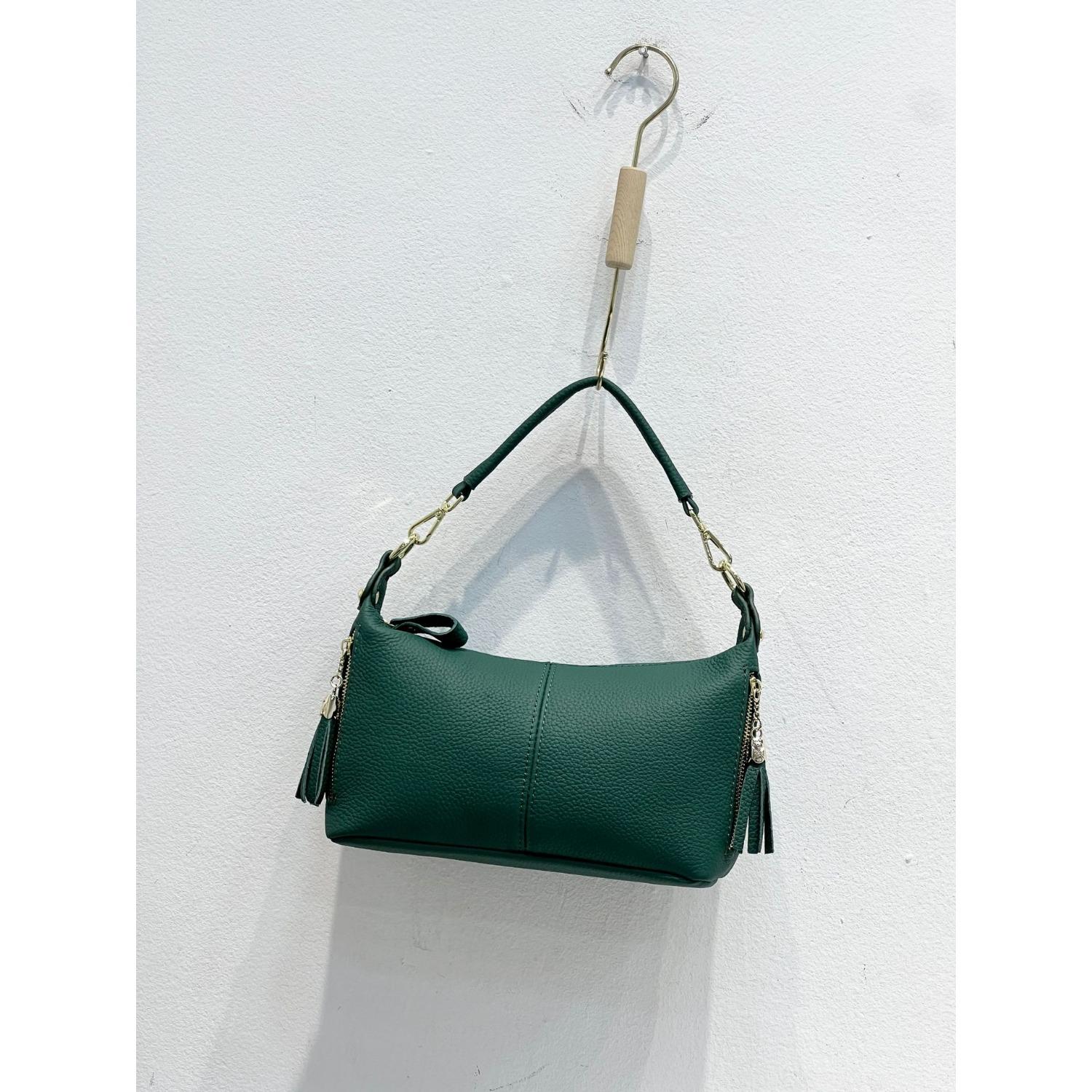 Rindsleder Schulter Damen Tasche Große Kapazität Damenmode Einfache Tragetasche Praktische Muscheltasche Mehrfachfächer von Joom DACH