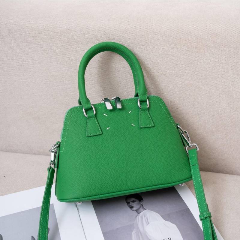 Rindsleder Schulter Damen Tasche Umhängetasche Mama Tasche Stilvoll und Schlicht Muscheltasche Vielseitig Leder Trendig grün von Joom DACH