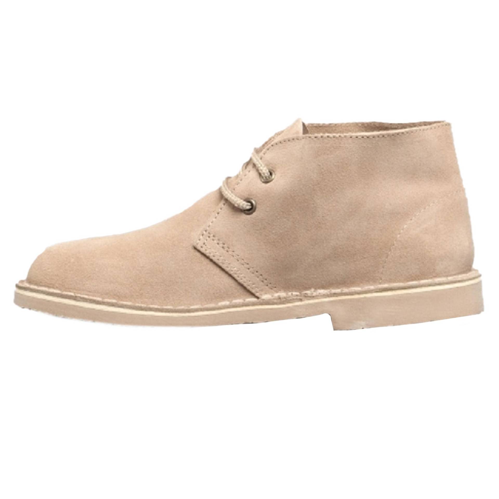 Roamers Damen/Damen echtes Wildleder ungefüttert Desert Boots 3 UK helle taupe von Joom DACH