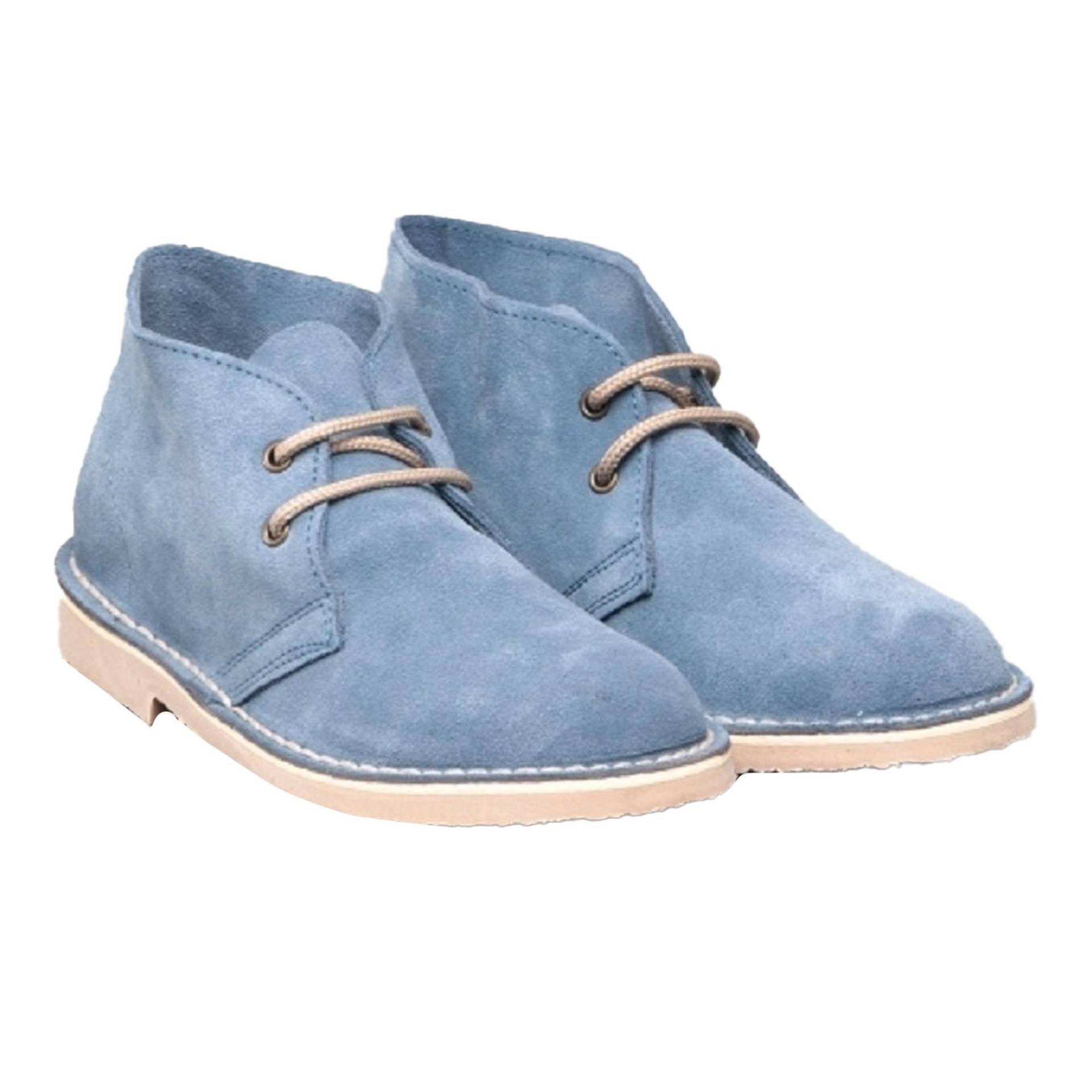 Roamers Damen/Damen echtes Wildleder ungefüttert Desert Boots 7 UK denim-blau von Joom DACH