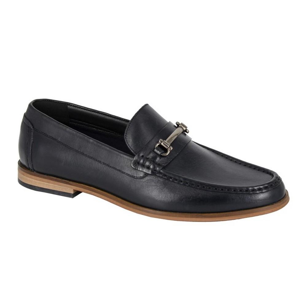 Roamers Herren-Slipper aus Leder 7 UK schwarz Roamers Herren-Slipper aus Leder 7 UK schwarz von Joom DACH