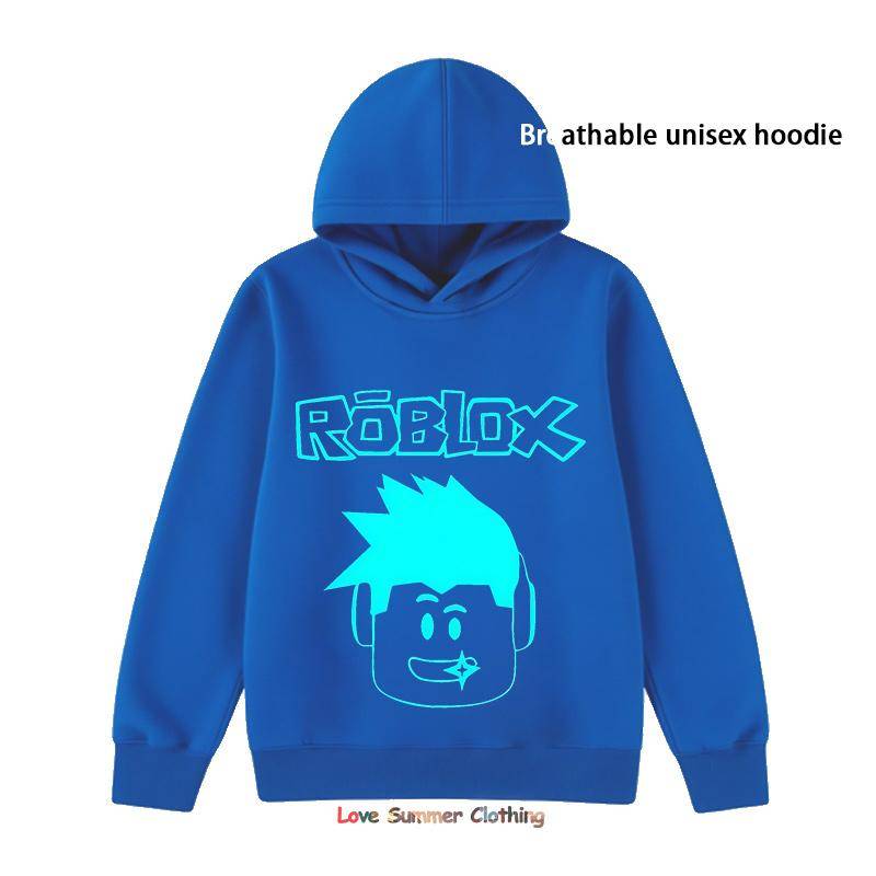 Roblox HD Druck Kinder Hoodie Lässiger Unisex Pullover für Jungen und Mädchen 4-14 Jahre Polyester Alltagskleidung Bedruckter Hoodie Jugend 150 von Joom DACH