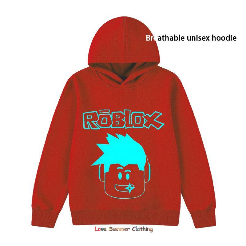 Roblox HD Druck Kinder Hoodie Lässiger Unisex Pullover für Jungen und Mädchen 4-14 Jahre Polyester Alltagskleidung Bedruckter Hoodie Jugend 150 von Joom DACH