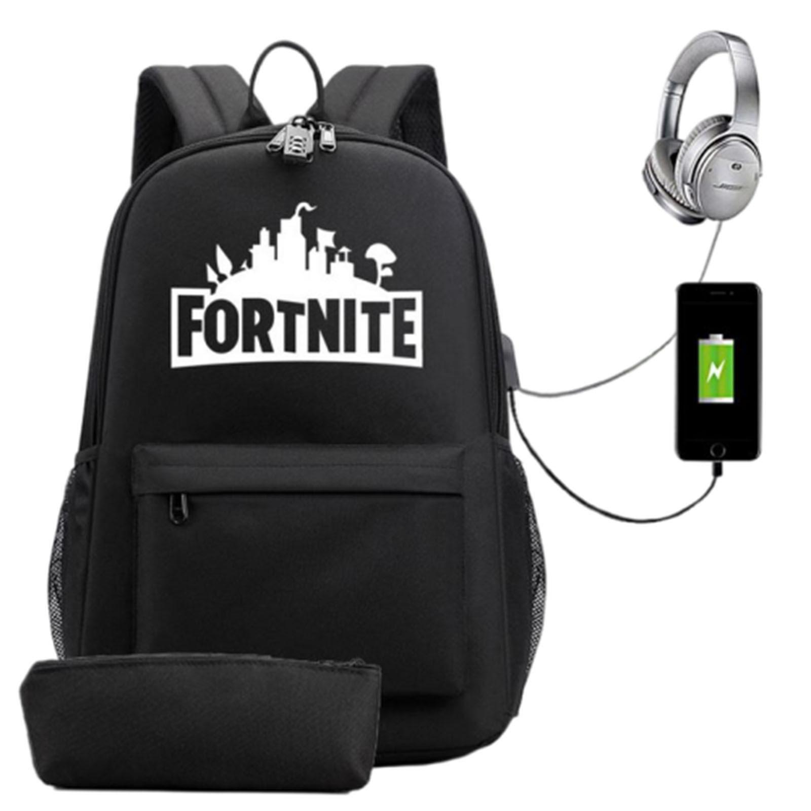 Roblox Spiel Herren Rucksack mit USB-Ladeanschluss, Laptop-Tasche mit großem Fassungsvermögen One Size von Joom DACH