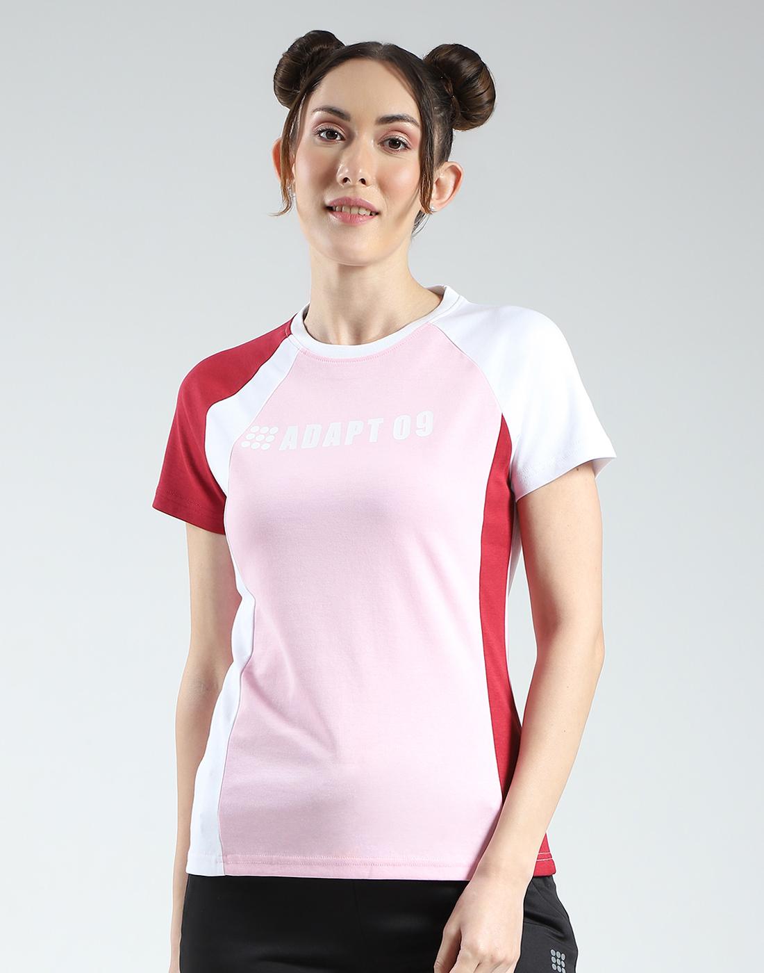 Rock It von House of Monte Carlo Damen Regular Fit Bedrucktes Rundhals-Top XXL rosa von Joom DACH