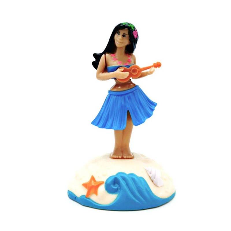 Rock Swing Swinging Hawaiian Girl Solar Swinging Doll Solar Dancing Girl Solarbetriebenes Hula Girl blau von Joom DACH