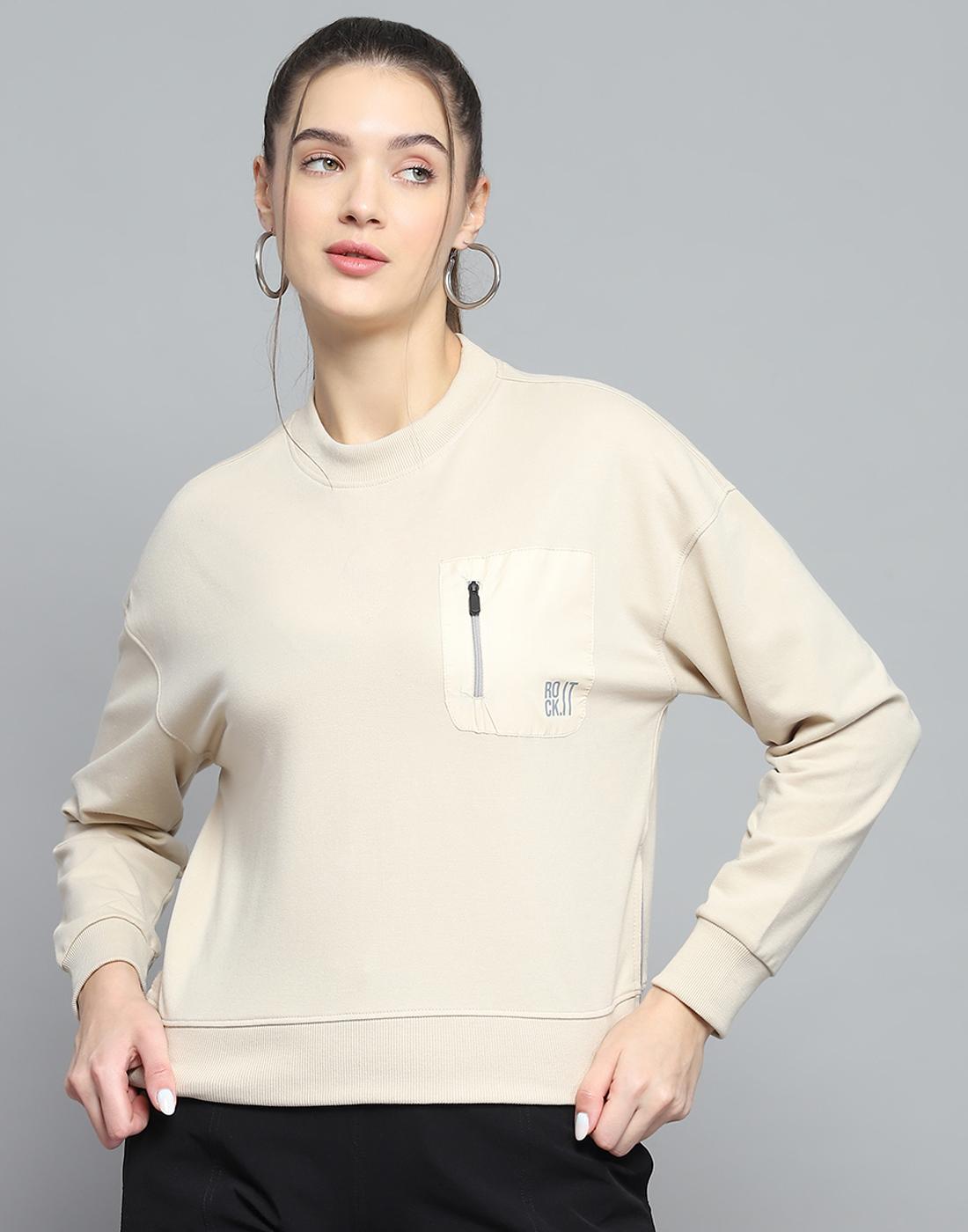 Rock.It Damen Regular Fit Winter Sweatshirt XL beige von Joom DACH