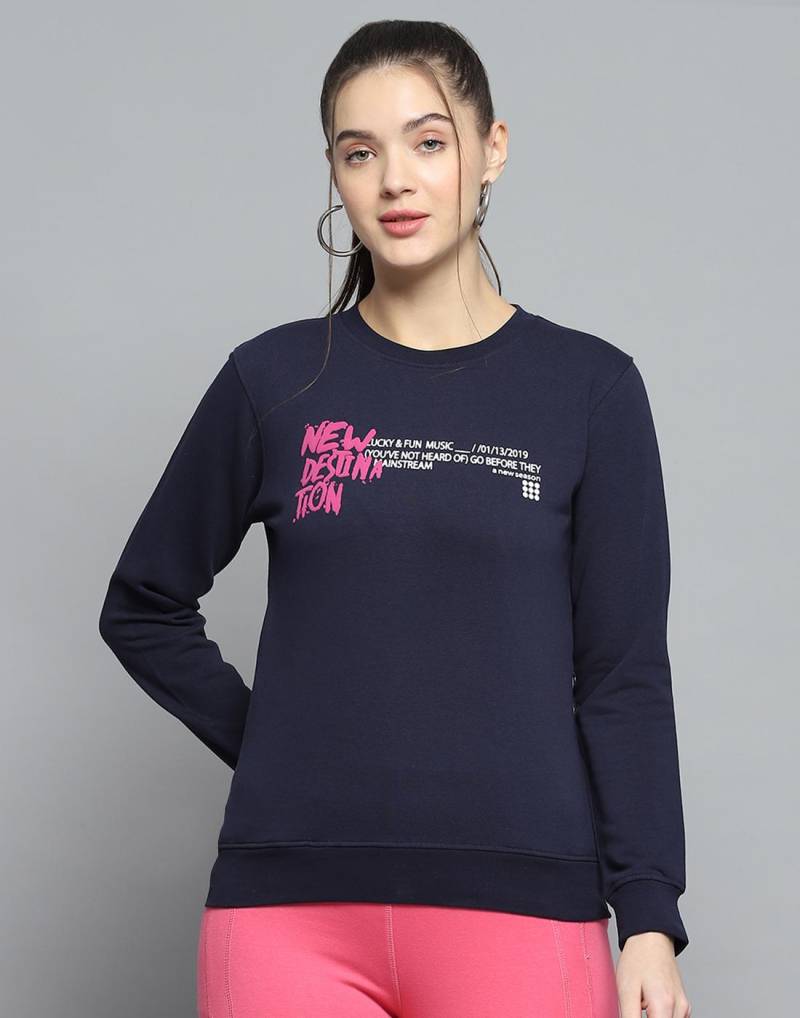 Rock.It Damen Regular Fit Winter Sweatshirt XL navy blau von Joom DACH
