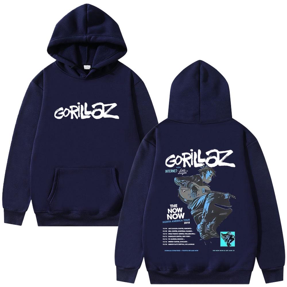 Rockband Gorillaz The Now Album Grafik Hoodie Herren Damen Kleidung Mode Übergroßes Sweatshirt Männlich Vintage Hoodies S von Joom DACH
