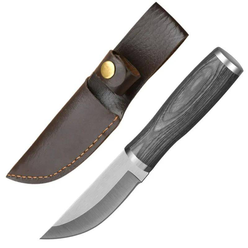 Rosenholzmesser 5Cr15 Edelstahl Zeichenprozess Küchenhackmesser mit Hülle Fleischmesser Obst Grillwerkzeuge von Joom DACH