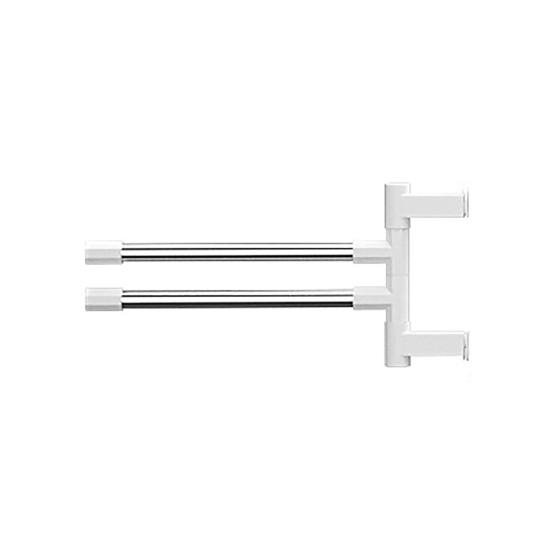 Rostfreier Handtuchhalter, stabil, praktisch, Badezimmer-Wandhakenleiste Dual Layer von Joom DACH