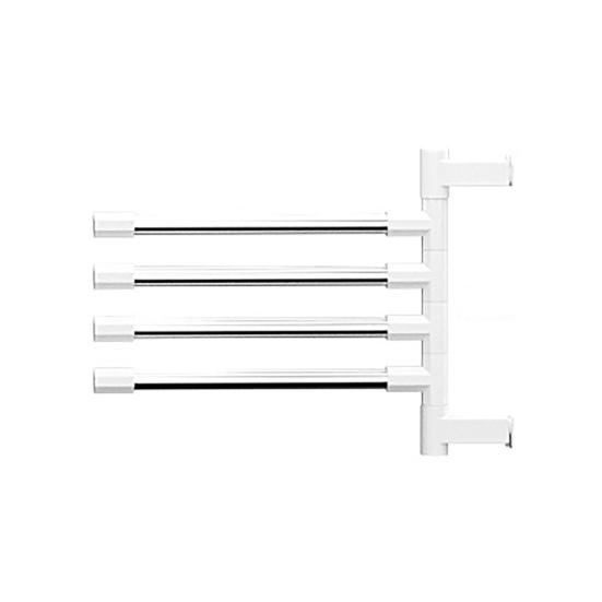 Rostfreier Handtuchhalter, stabil, praktisch, Badezimmer-Wandhakenleiste Four Layer von Joom DACH