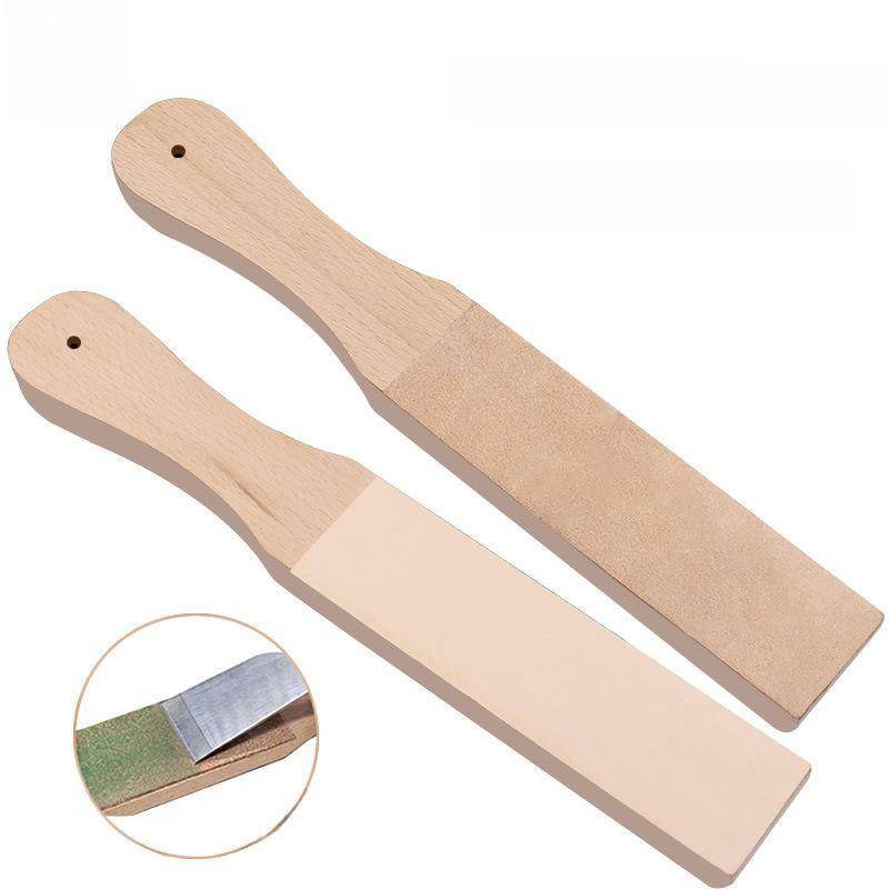 Schleifbrett für rotierende Messer mit Leder und Schleifpaste für selbstgemachte Lederwerkzeuge 1 knife sharpening wax and paste von Joom DACH