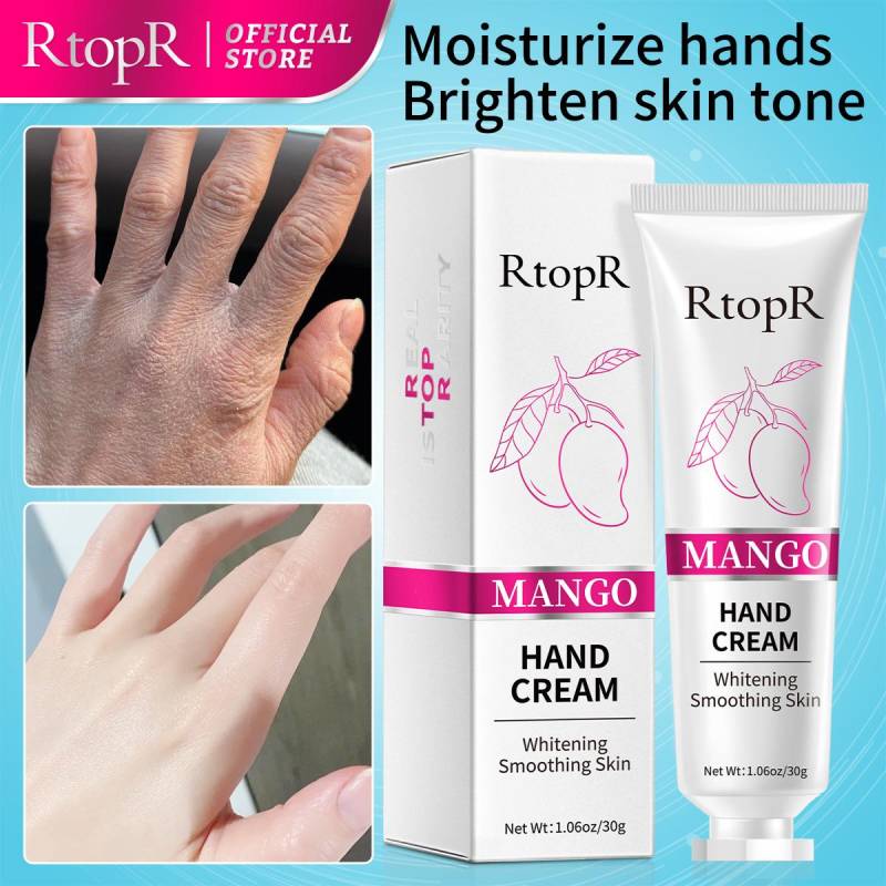 RtopR Mango Feuchtigkeitsspendende Reparatur Handcreme Anti-Aging Hyaluronsäure Aufhellend Zur Verbesserung von Falten Repariert Stumpfe Raue Volle Elastizität 2pcs von Joom DACH
