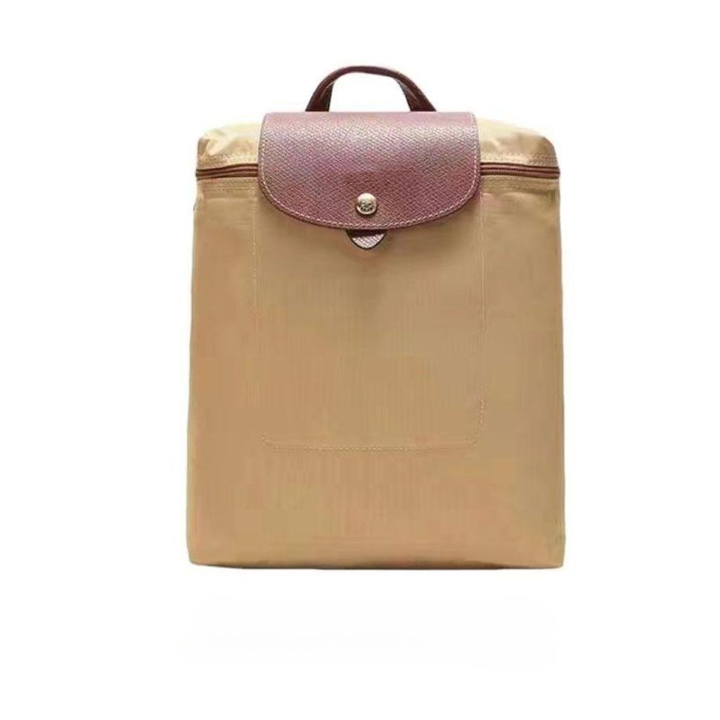 Rucksack, Freizeitrucksack für Herren und Damen, Studentenrucksack, Falttasche, Rucksack mit großer Kapazität 28*26*10cm khaki von Joom DACH