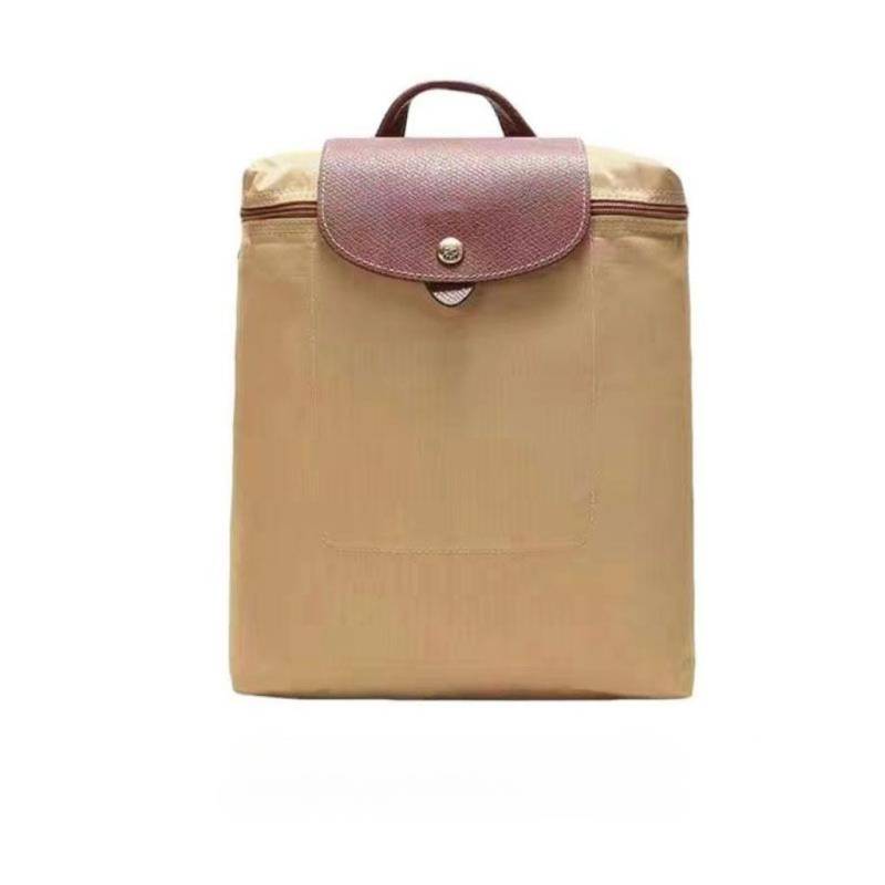 Rucksack, Freizeitrucksack für Herren und Damen, Studentenrucksack, Falttasche, Rucksack mit großer Kapazität 28*26*10cm khaki von Joom DACH