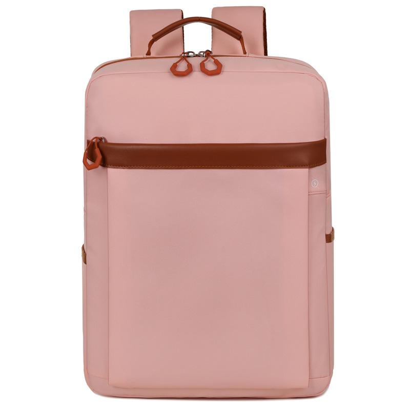 Rucksack, Schultasche, Herren-Reiserucksack mit großem Fassungsvermögen, Computertasche, Lässiger Studentenrucksack, Damen rosa von Joom DACH