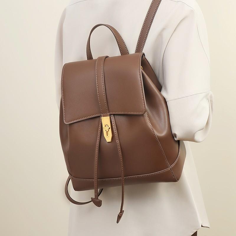 Rucksack Damen Design Mode Schultasche Mittelschüler Studenten College Lässig Lederrucksack von Joom DACH