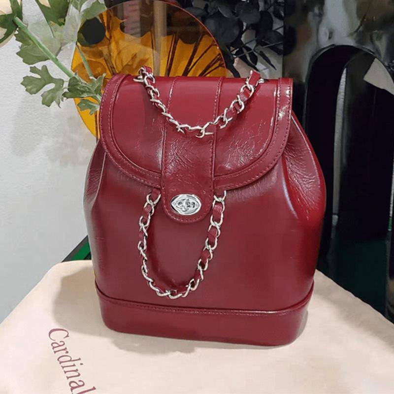 Rucksack Damen Rucksack mit großer Kapazität Studentenrucksack Neu rot von Joom DACH