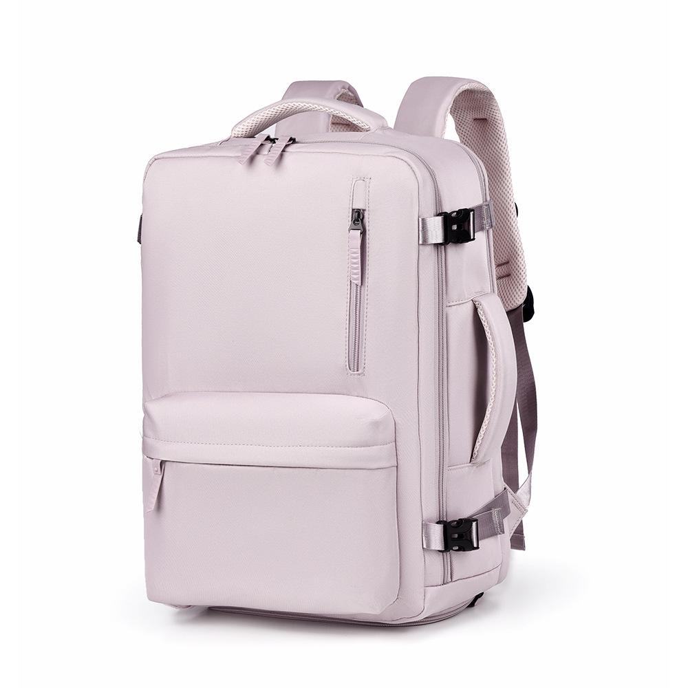 Rucksack Flugzeug, Kabinen-Handgepäck-Rucksack, Laptop-Rucksack für Flugzeugreisen, Schulrucksack, Herren-Damen-Tasche one size licht lila von Joom DACH