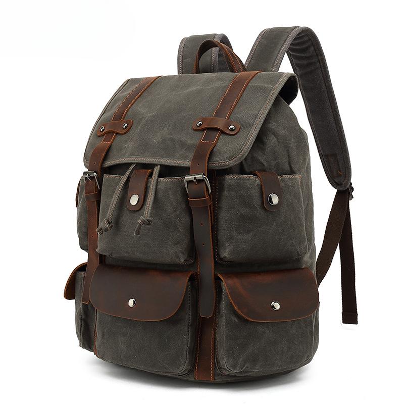 Rucksack Herren Reiserucksack Sportreisetasche Wanderrucksack Schultasche graue von Joom DACH