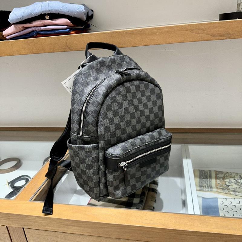 Rucksack Klassisches Karomuster Rucksack Herren Outdoor-Reisetasche College Schultasche Computertasche 39 * 30 * 17CM von Joom DACH