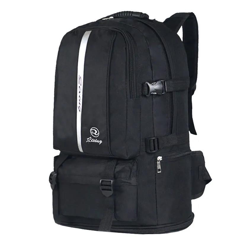 Rucksack Wasserdicht Outdoor Bergsteigen Tasche Männer und Frauen Große kapazität Reise Sport Trekking Tasche schwarz von Joom DACH