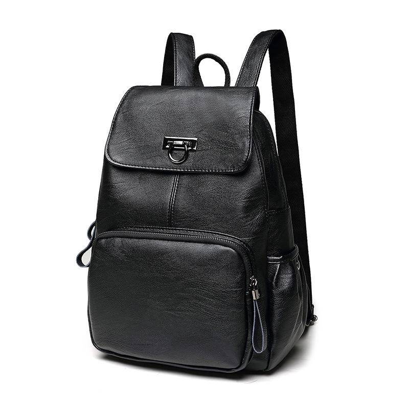 Rucksack für Damen, lässig, Damentasche, modisch, tragbar, für Damen, Reisen, Studentenrucksack schwarz von Joom DACH
