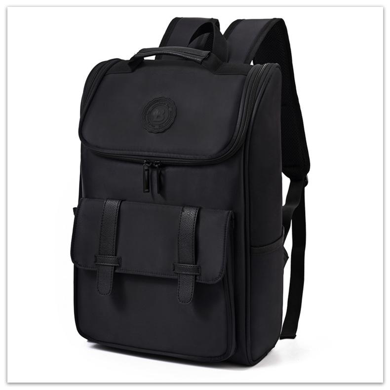 Rucksack für Herren Senior Sense Junior High School Schüler Schultasche Universität High School Freizeit Große Kapazität Reise Computertasche one size fits all schwarz von Joom DACH