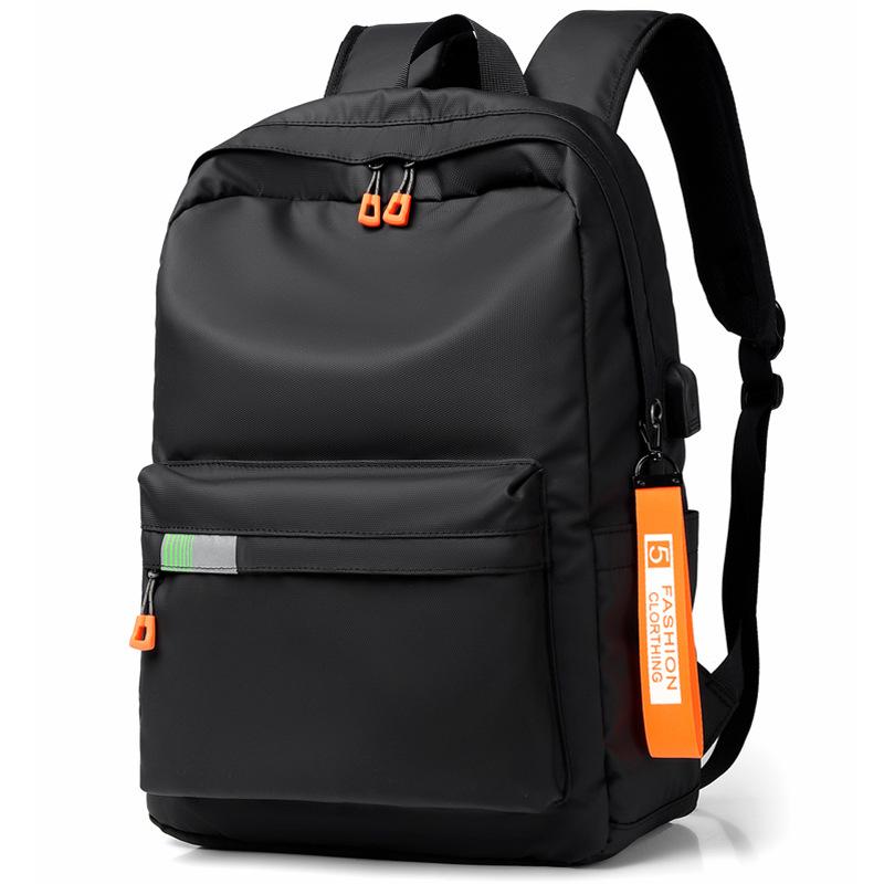 Rucksack für Männer Trendiger Rucksack für Studenten Reisetasche Computertasche Mittelschule Unterstufe Oberstufe Schultasche Männlich schwarz von Joom DACH