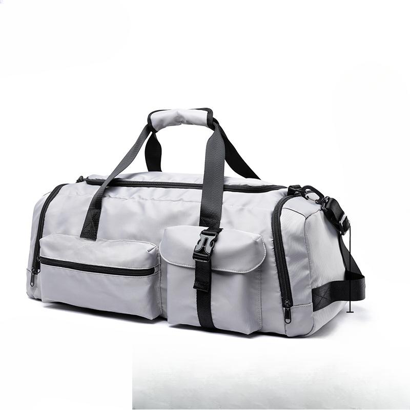 Rucksack mit großem Fassungsvermögen, Herren-Reisetasche, Gepäcktasche, Sport- und Fitness-Trainingsbeutel graue von Joom DACH