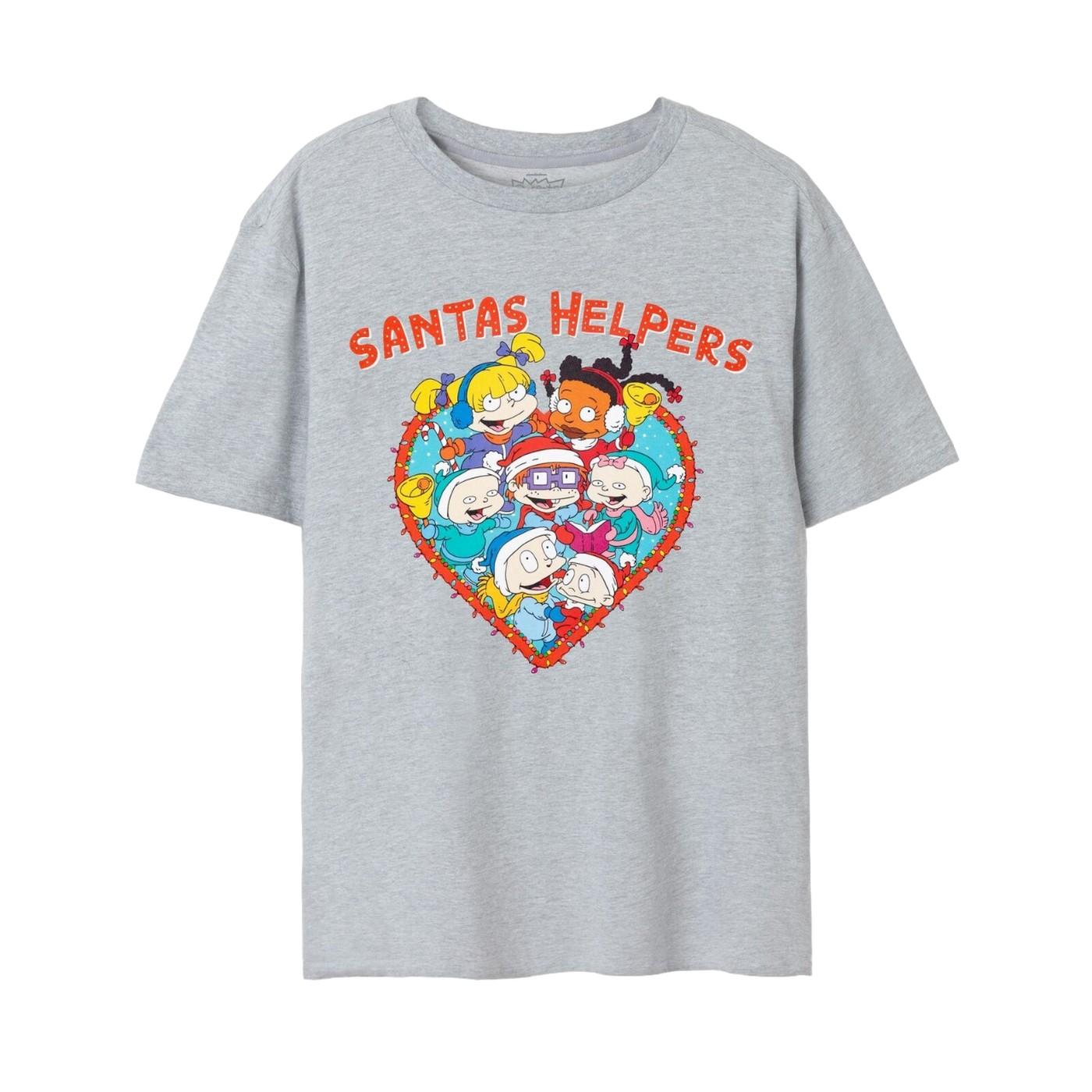 Rugrats Damen/Damen Santas Helpers T-Shirt 3XL grau von Joom DACH
