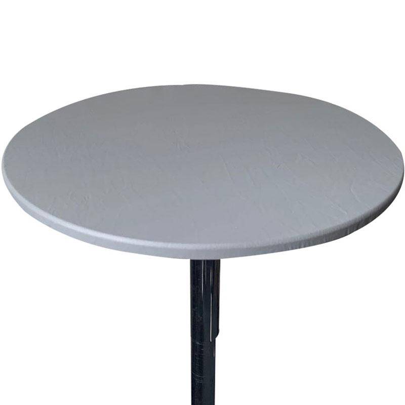 Runde 60-130cm Protector ausgestattet Tischdecke Tischdecke wasserdicht elastisch 80cm graue von Joom DACH