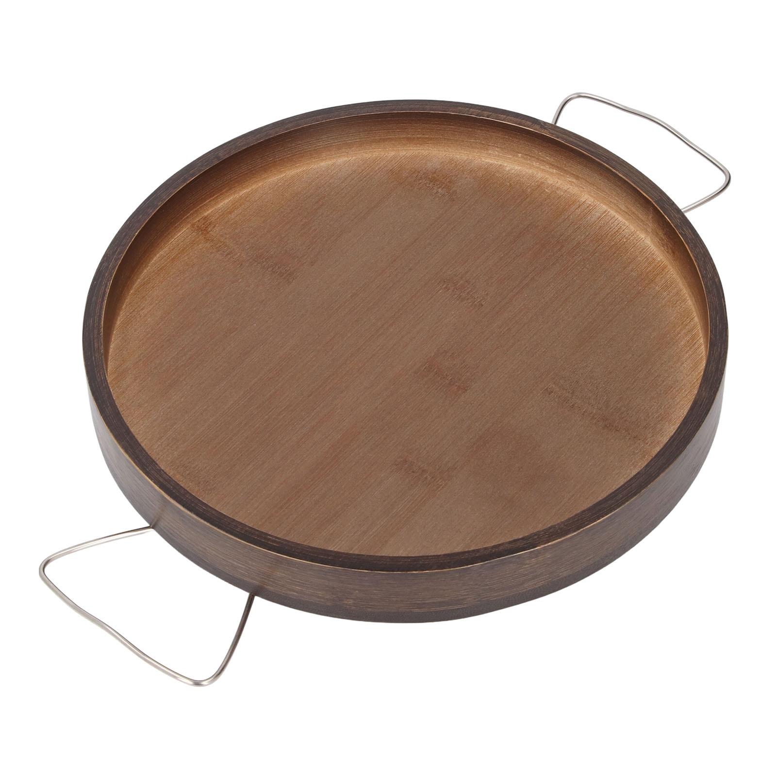 Runde Armlehnen-Ablage mit Getränkehalter Faltbar Tragbar Multifunktional Rutschfest Sessel-Organizer Holz Couch von Joom DACH