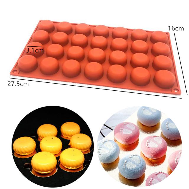 Runde Bäckerei Formen Silikon Backform Für Gebäck Kuchen Form Für Cupcake Muffin Form Donuts Silikon Seife Form Schokolade Werkzeuge von Joom DACH