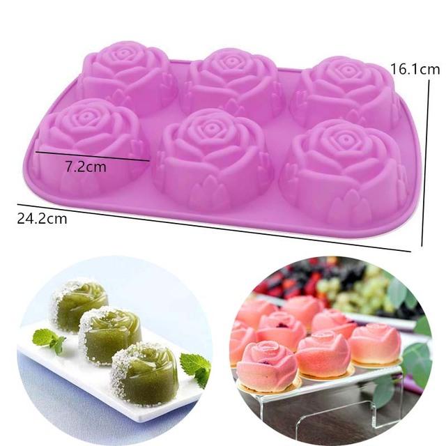 Runde Bäckerei Formen Silikon Backform Für Gebäck Kuchen Form Für Cupcake Muffin Form Donuts Silikon Seife Form Schokolade Werkzeuge von Joom DACH