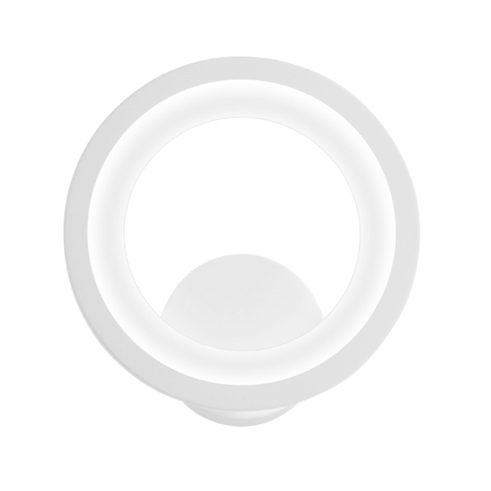 Runde Wandleuchte, Vintage-Wandleuchte, Beleuchtung, LEDs, Wandleuchte, Leuchte für Nachttisch weiß von Joom DACH