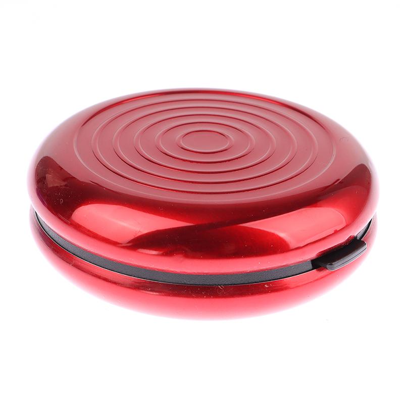 Runder USD/Euro-Münzspender, Aufbewahrungsbox für Münzen, Geldbeutel, Geldbörsenhalter rot von Joom DACH