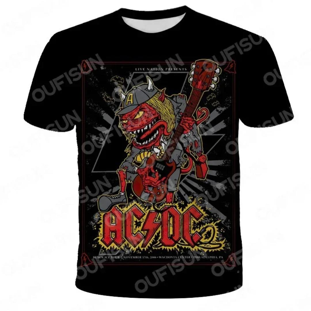 Rundhals-T-Shirts mit kurzen Ärmeln für Herren und Damen, 3D-bedruckte AC DC-Shirts, Pop-Rock, Street-Casual-Tops, neue Sommermode 2XL Rundhals-T-Shirts mit kurzen Ärmeln für Herren und Damen, 3D-bedruckte AC DC-Shirts, Pop-Rock, Street-Casual-Tops, neue Sommermode 2XL von Joom DACH